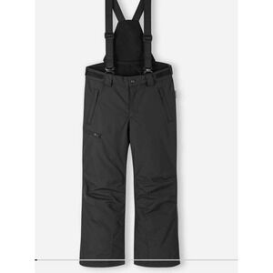 Reima Kids Black Ski Snow Bib Overalls Waterproof Insulated 9/10Y New With Tags
